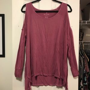 American Eagle Cold Shoulder T-Shirt